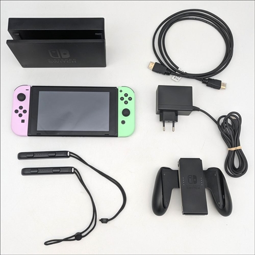 Nintendo Switch - Pastel Pink and Pastel Green - Console - 2017 Model - SNR XAJ40020764926 (B Grade) (Used)