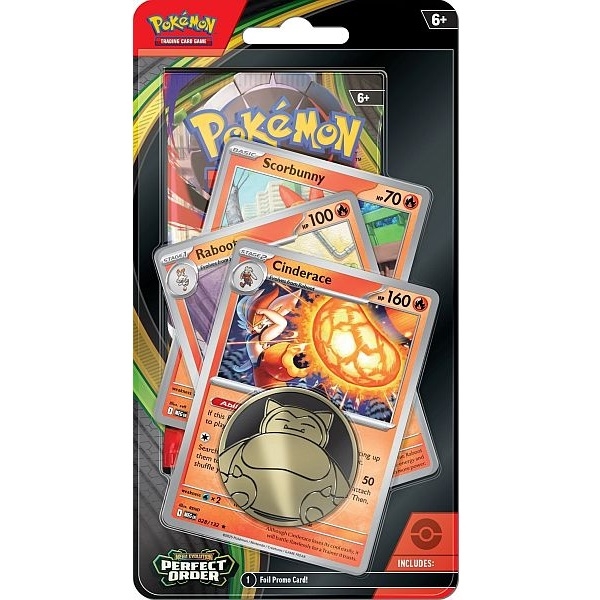 Perfect Order - Premium Checklande Blister - Cinderace, Raboot, Scorbunny - Pokemon TCG (ENG)