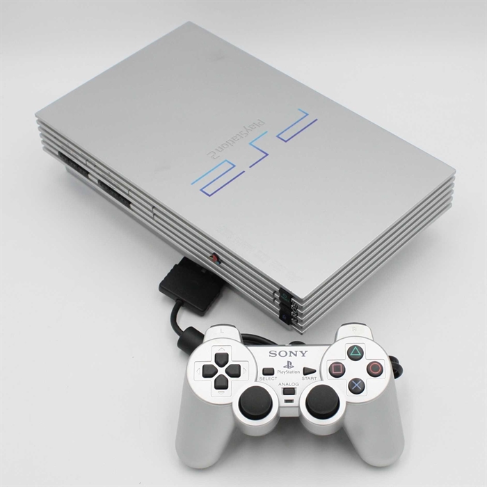 Playstation 2 - FAT - Silver - Console - SCPH-50004 - SNR AC2829504 (B Grade) (Used)