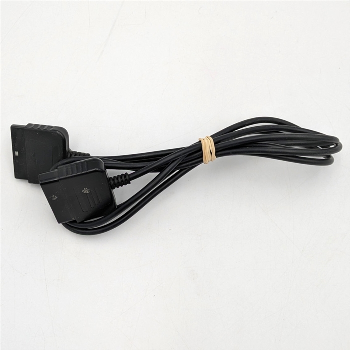 Playstation 2 Controller Extension Cord - Black - PS2 Accessories (B Grade) (Used) 