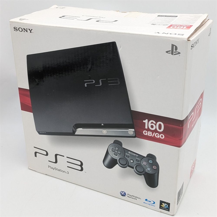 Playstation 3 - Slim - 160 GB - Konsol - Original Box - SNR 03-27456822-5884866-CECH-2504A (B Grade) (Used)