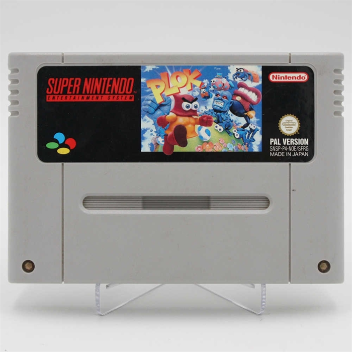 Plok - SNES - Cartridge - (NOE/SFRG) (ENG) (B Grade) (Used)