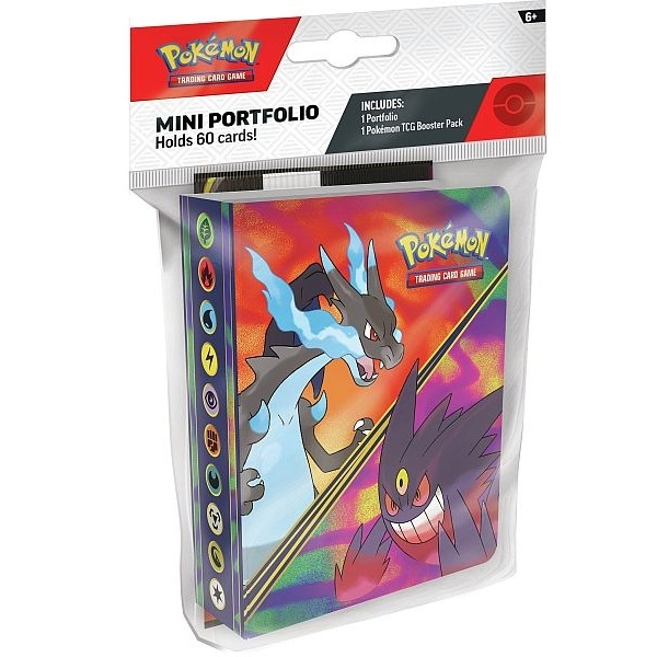 Pokemon Mega Evolution - Phantasmal Flames - Mini Pokemon binder with a Pokemon Booster Pack (ENG)