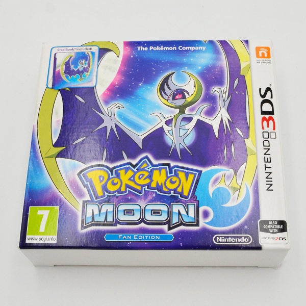 Pokemon Moon Fan Edition - Complete in box - Nintendo 3DS Game (B Grade) (Used) (Eng)