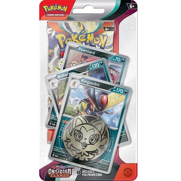 Pokemon Scarlet & Violet - Obsidian Flames - Premium Checklane Blister Kingambit line - Pokemon TCG