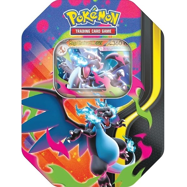 Pokemon Tin - Mega Charizard X EX - Pokemon TCG (ENG)