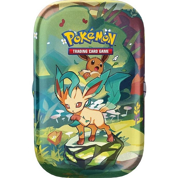 Prismatic Evolutions - Mini Tin - Leafeon - Pokemon TCG 