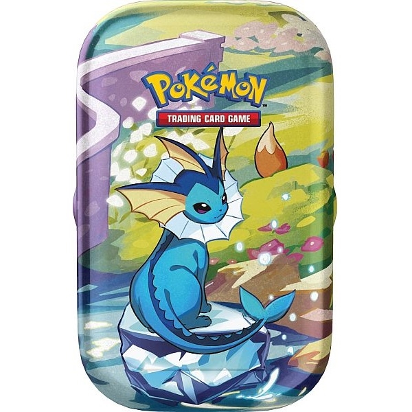 Prismatic Evolutions - Mini Tin - Vaporeon - Pokemon TCG 