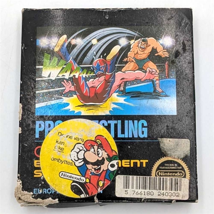 Pro Wrestling - Small Box - Complete In Box - (EEC) - NES Game (C Grade) (Used)