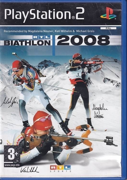 RTL Biathlon 2008 - Signed - PS2 (B Grade) (Genbrug)