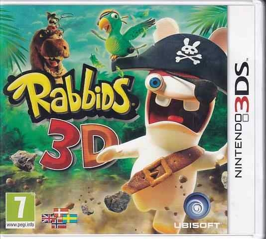 Rabbids 3D - Nintendo 3DS Spil - (B Grade) (Used) (Eng)