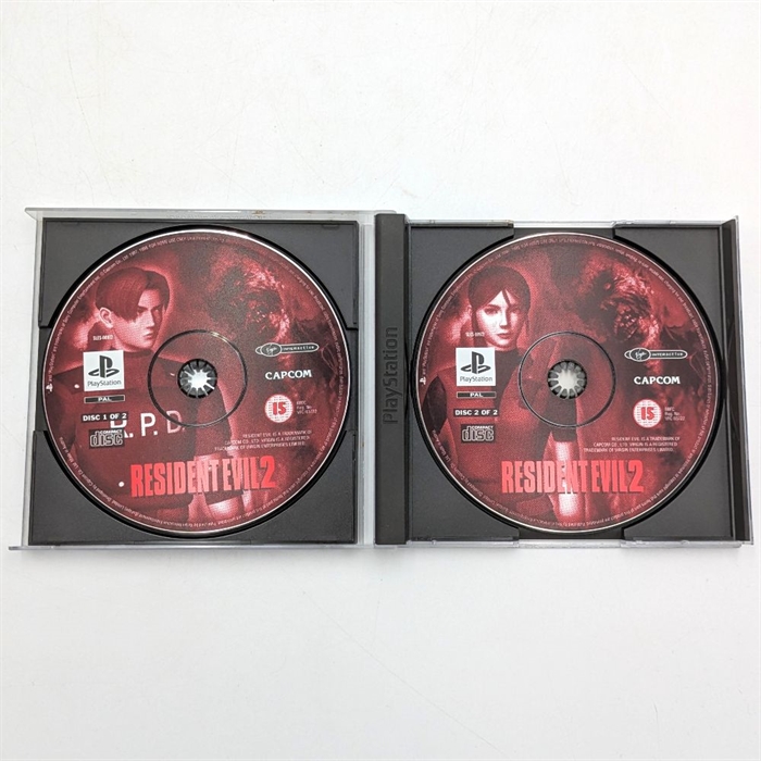 Resident Evil 2 - Missing Front Cover Insert and Manual - PS1 (B Grade) (Used) (Eng)