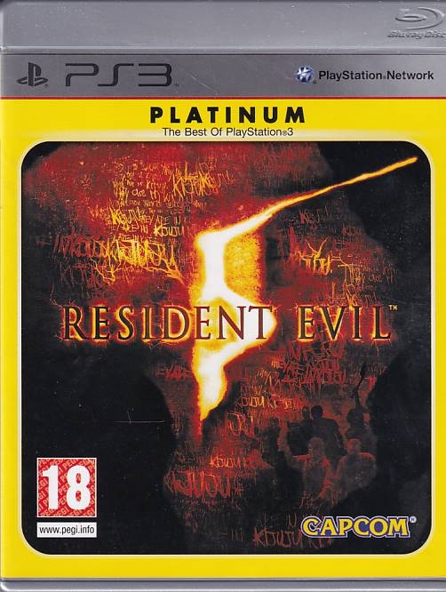 Resident Evil 5 - Platinum - PS3 (B Grade) (Used) (Eng)