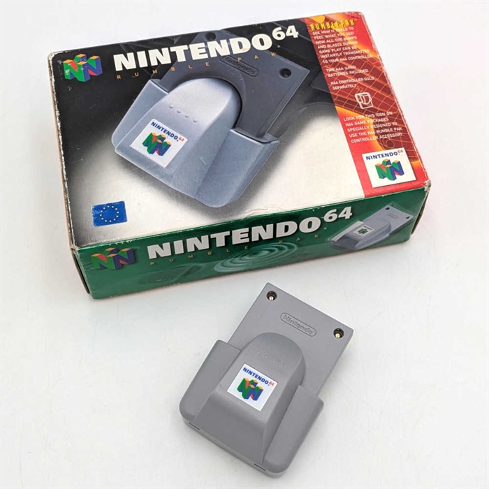 Rumble Pak - Original Box - Nintendo 64 Accessories - (B Grade) (Used)