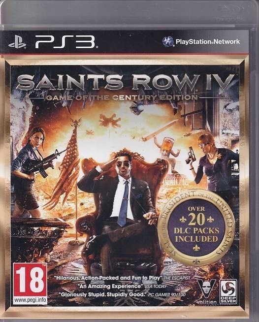 Saints Row IV Game of the century Edition - PS3 (Uden manual) (B Grade) (Used) (Eng)