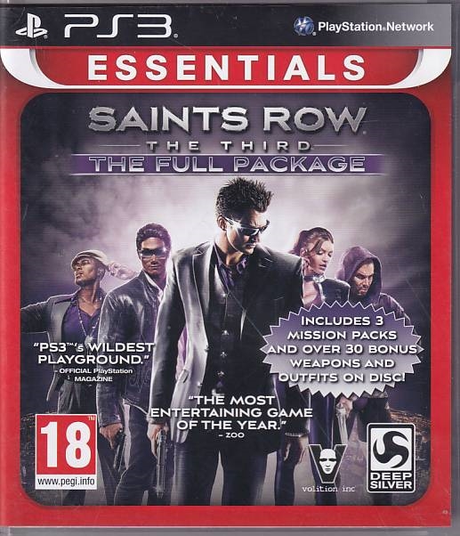 Saints Row The Third - The Fuld Package - Essentials - PS3 (B Grade) (Used) (Eng)