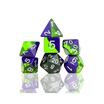 Sea Glass Dice set - Roleplay Dice - Sirius Dice