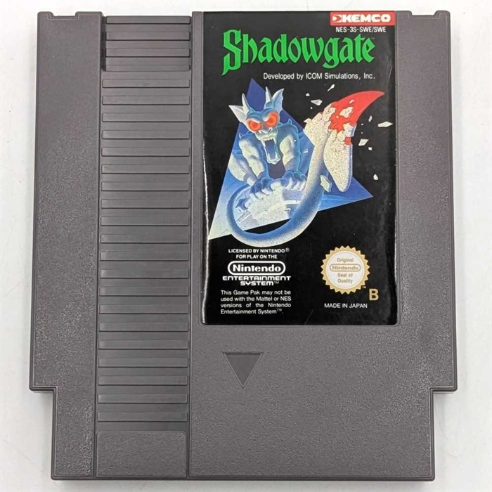 Shadowgate - SWE - NES Game (B Grade) (Used)