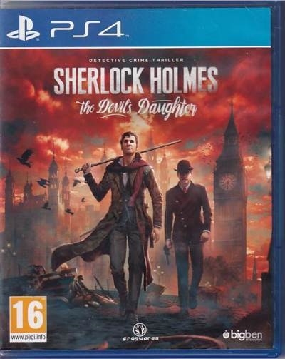 Sherlock Holmes The Devils Daughter - PS4 - (A Grade) (Used) (Eng)
