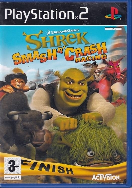 Shrek Smash n\' Crash Racing - PS2 (B Grade) (Used) (Eng)