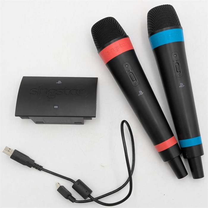 Wireless SingStar Microphones - Playstation 3 Accessories (B Grade) (Used)