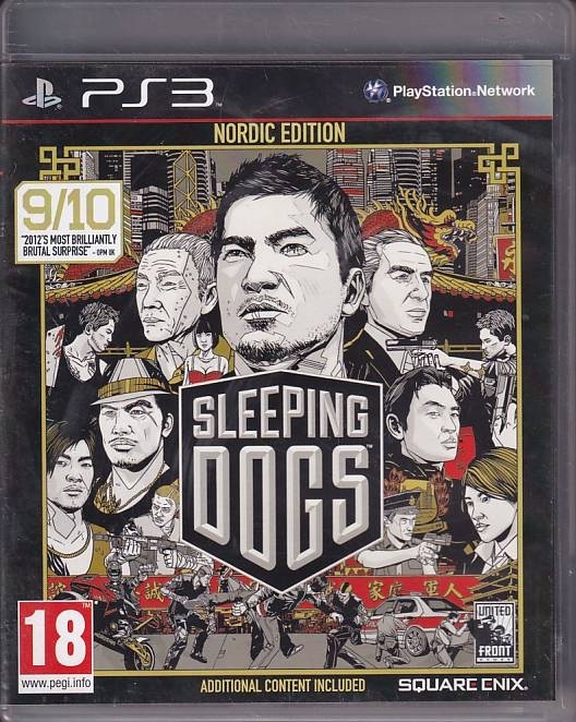 Sleeping Dogs - Nordic Edition - PS3 (B Grade) (Used)
