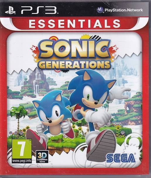 Sonic Generations Essentials - PS3 (B Grade) (Used) (eng)