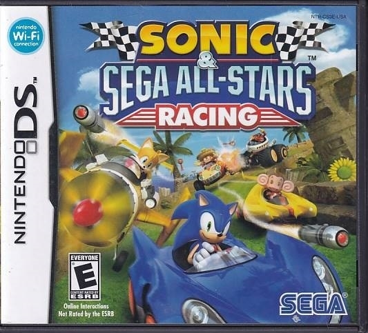Sonic and Sega All-Stars Racing - American Version - Nintendo DS (B Grade) (Used) (Eng)