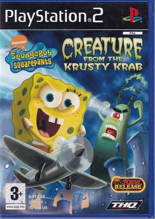 SpongeBob SquarePants: Creature from the Krusty Krab - PS2 (B Grade) (Used) (eng)