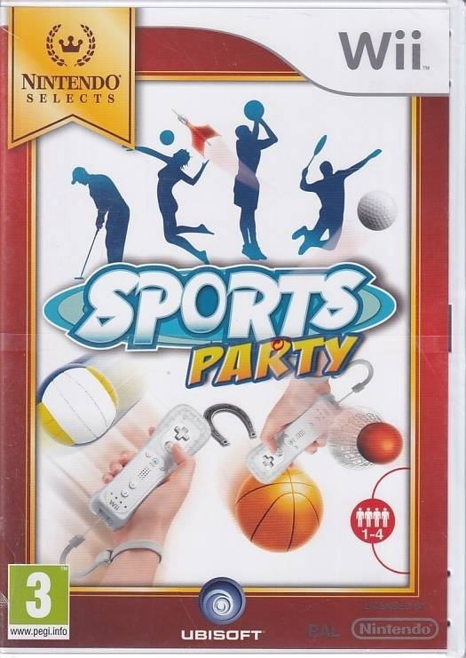 Sports Party - Nintendo Selects - Wii - In foil (AA Grade) (Used) (Eng) 