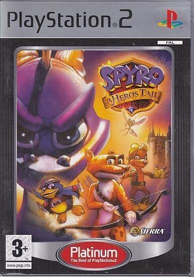 Spyro - A Hero\'s Tail - PS2 - Platinum (B Grade) (Genbrug)