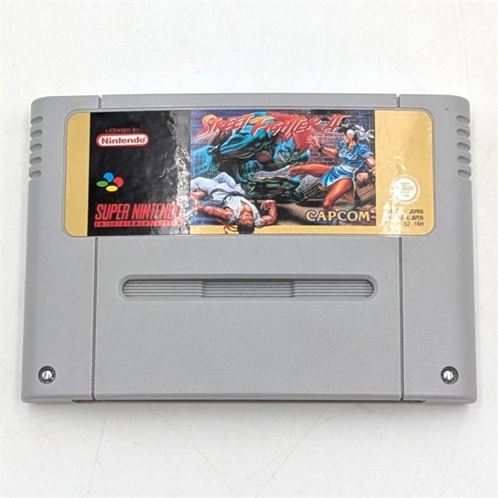 Street Fighter II - SNES Game - Cartridge - SNES (FAH) (ENG) (B Grade) (Used)