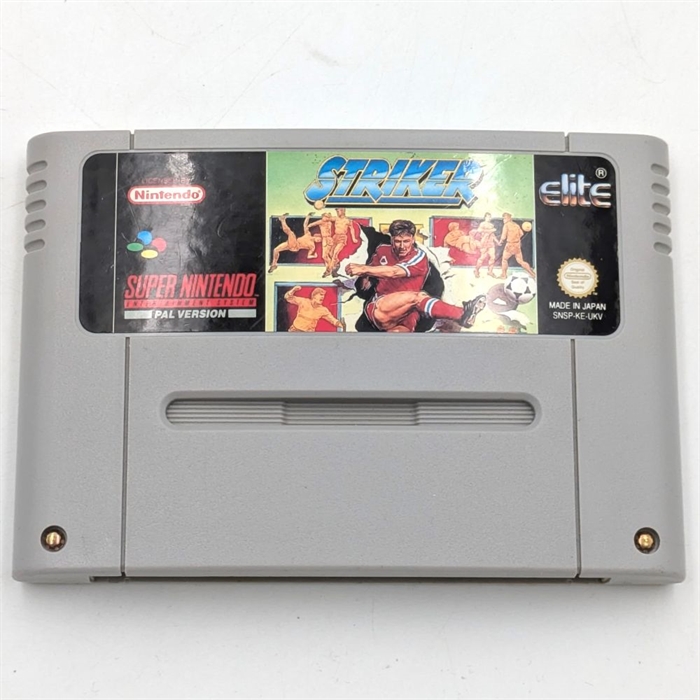 Striker - Cartridge - SNES Game (UKV) (ENG) (B Grade) (Used)