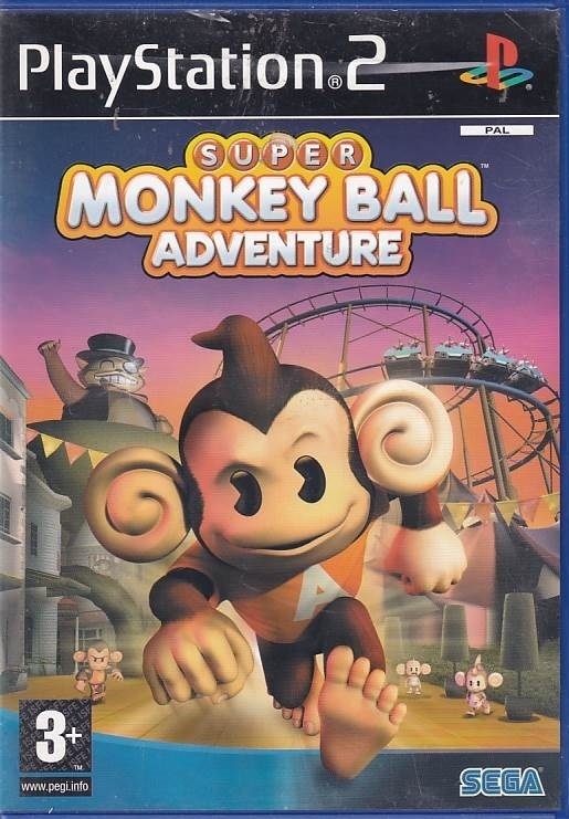 Super Monkey Ball Adventure - PS2 (B Grade) (Used) (eng)