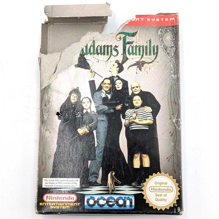 The Addams Family - Original Box - FRG - NES Game (C Grade) (Used)