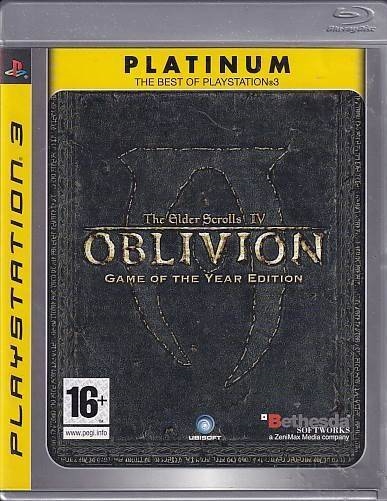 The Elder Scrolls 4 Oblivion - Platinum Game of the Year Edition -  PS3 (B Grade) (Used) (eng)