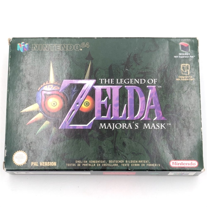 The Legend of Zelda Majoras Mask - Complete In Box - Nintendo 64 (EUR) (B Grade) (Used)