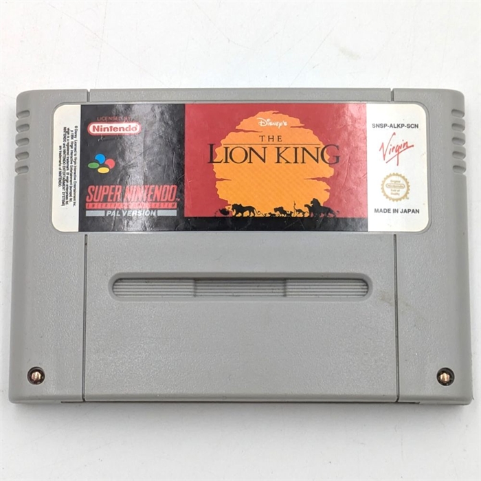 The Lion King - Cartridge - SNES Game (SCN) (ENG) (B Grade) (Used)