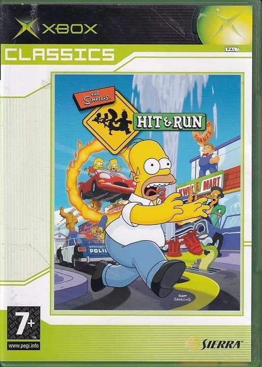 The Simpsons Hit and Run - Classics - XBOX (A Grade) (Used) (eng)