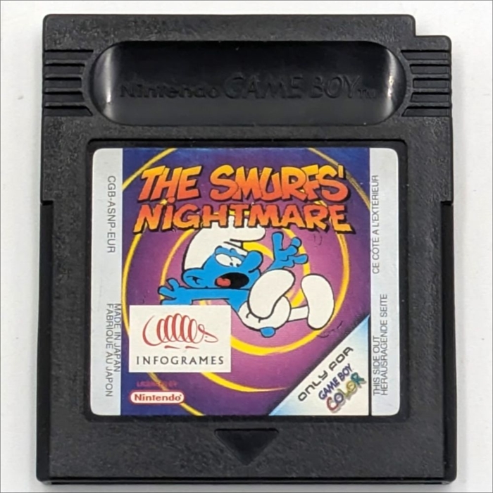The Smurfs Nightmare - Cartridge - (EUR) - GameBoy Color Game (A Grade) (Used) (ENG)