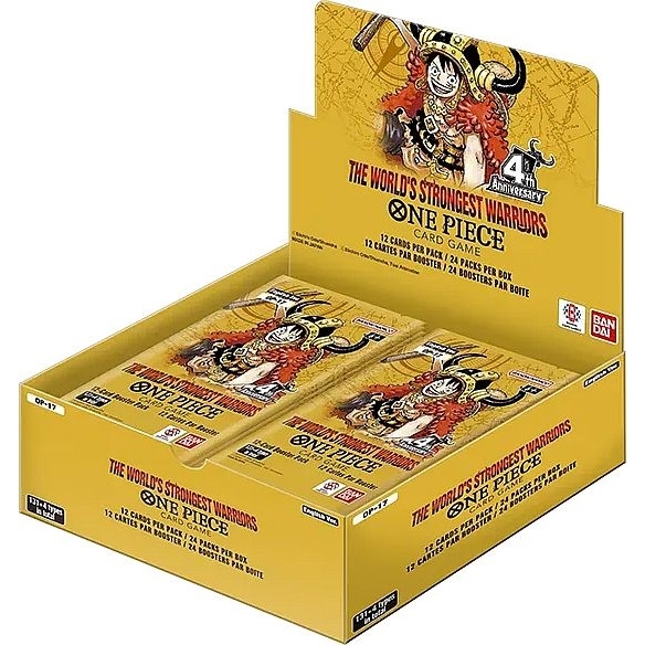 The World\'s Strongest Warriors - OP17 - Booster Box Display (24 Booster Packs) - One Piece Card Game (ENG)