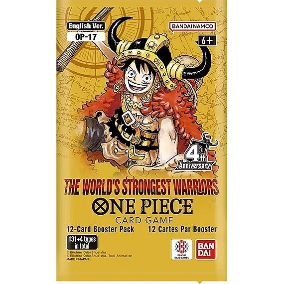 The World\'s Strongest Warriors - OP17 - Booster Pack - One Piece Card Game (ENG)