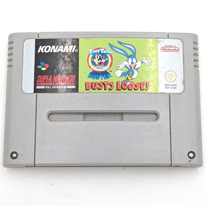 Tiny Toon Adventures Buster Busts Loose - Cartridge - SNES - (NOE) (B Grade) (Used)