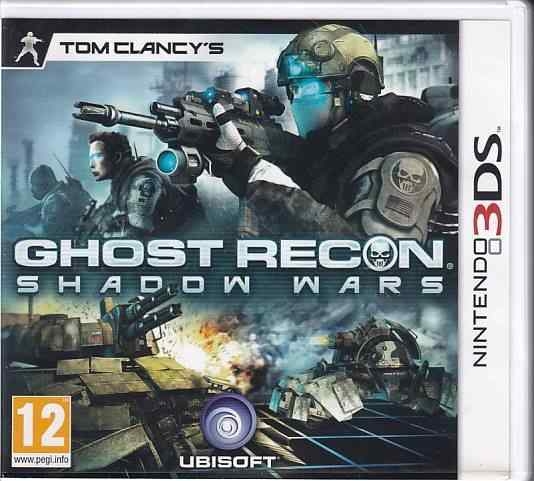 Tom Clancys Ghost Recon Shadow Wars - Nintendo 3DS Game - (B Grade) (Used) (Eng)