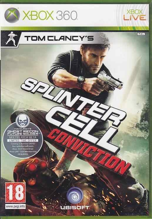 Tom Clancys Splinter Cell Conviction - XBOX 360 (B Grade) (Used) (Eng)