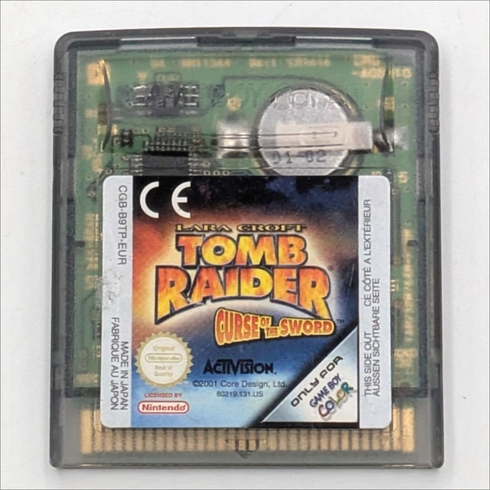 Tomb Raider Curse of the Sword - Cartridge - GameBoy Color Game (B Grade) (Used) (ENG)