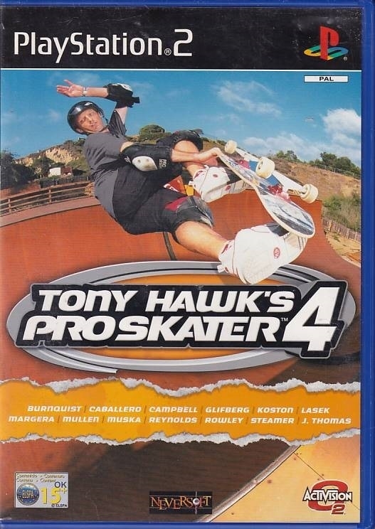 Tony Hawks Pro Skater 4 - PS2 (B Grade) (Used) (eng)