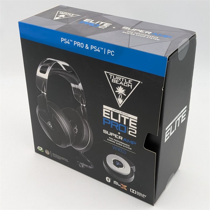 Turtle Beach Elite Pro 2 Headset - With Super Amp - New In Box - Playstation 5 Accessories (B Grade) (Used)