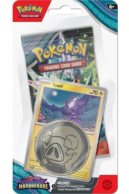 Twilight Masquerade - Checklane Blister - Toxel - Pokemon TCG