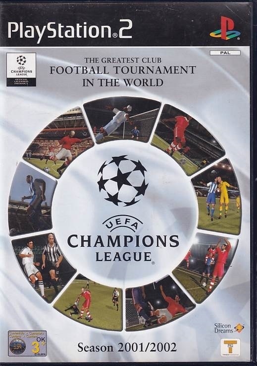 UEFA Champions League 2001–2002 - PS2 (B Grade) (Used) (eng)